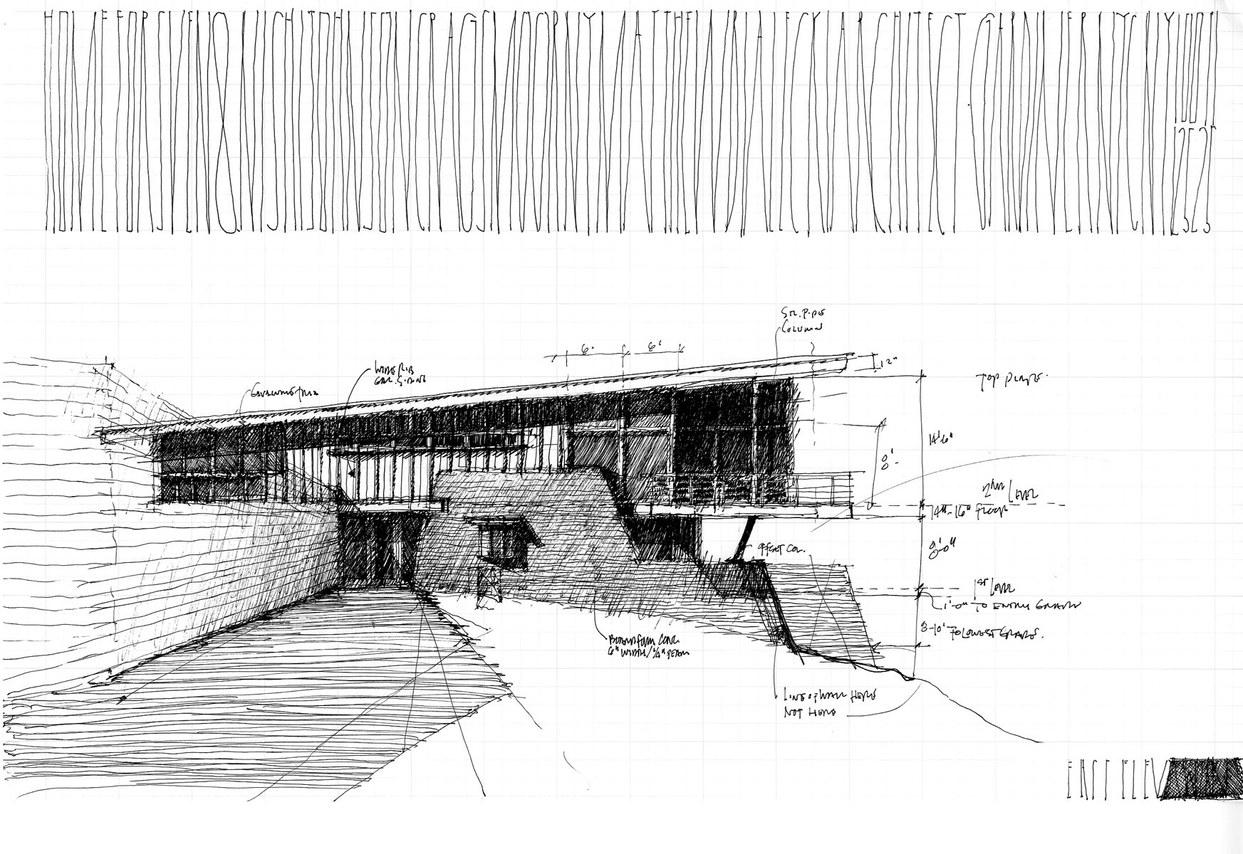 Entry Elevation Sketch