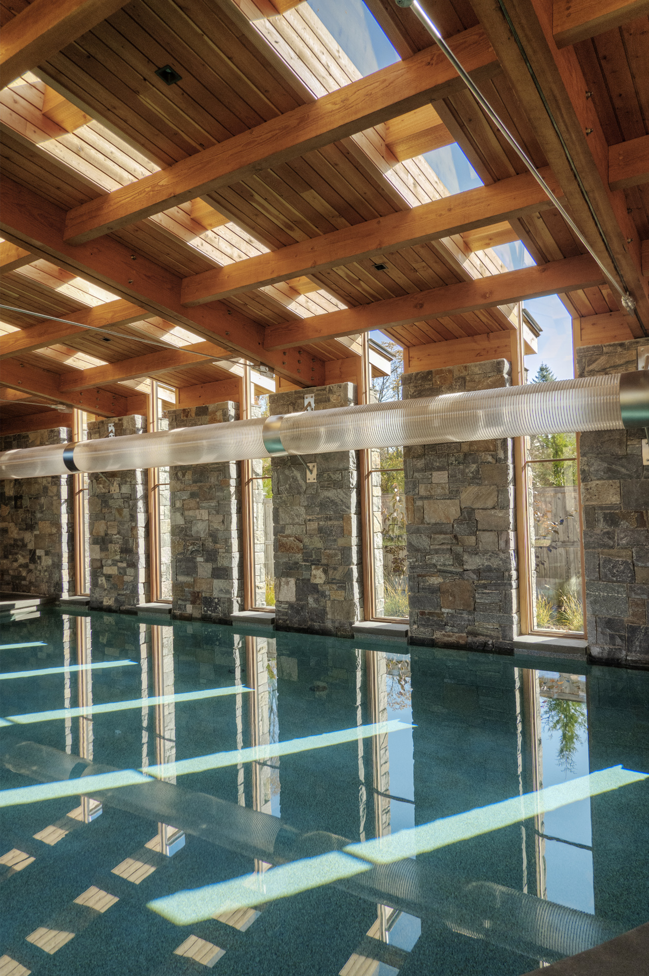 Pool - Skylights & Slinky Duct