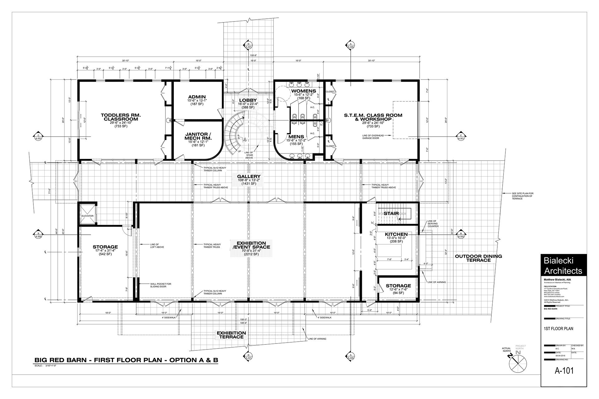 Big Red Barn - Floor Plan - 1st Floor